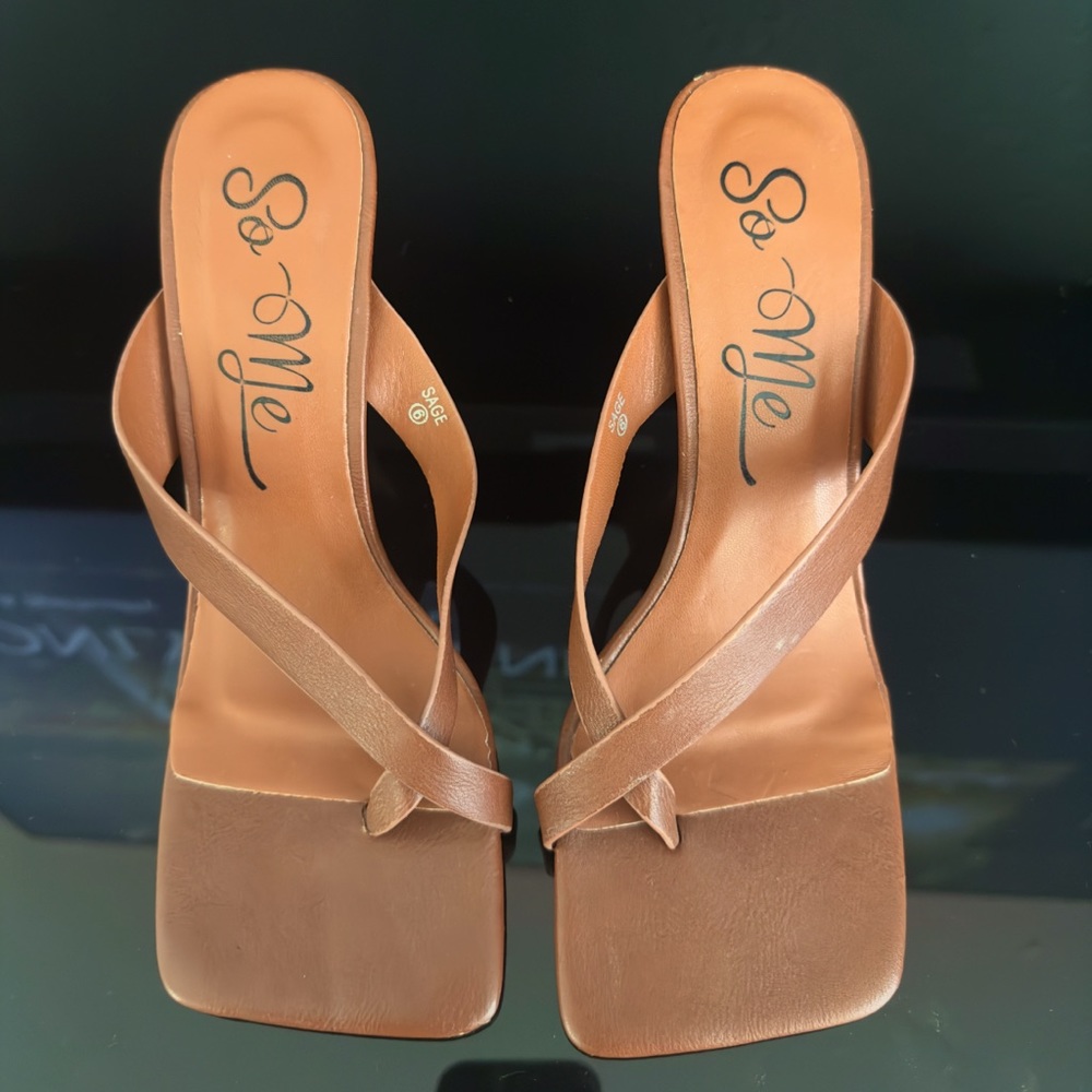 Brown heels